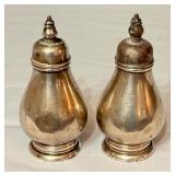 LR - Pair of Vintage International Sterling Royal Danish Salt and Pepper Shakers