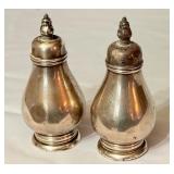 LR - Pair of Vintage International Sterling Royal Danish Salt and Pepper Shakers