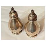 LR - Pair of Vintage International Sterling Royal Danish Salt and Pepper Shakers