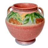LR - Antique Roseville Pottery Baneda Vase