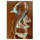 LR - Vintage Steuben Crystal Squirrel Figurine
