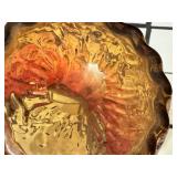 LR - Antique Amberina Hand Blown Glass Pitcher