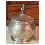 K - Royal Danish International Sterling Covered Sugar Bowl