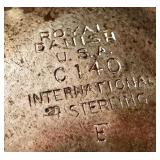 K - Royal Danish International Sterling Covered Sugar Bowl