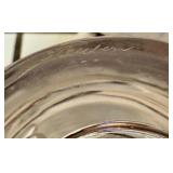 K - Vintage Steuben Glass Bouquet Vase by George Thompson