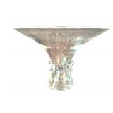 K - Vintage Steuben Glass Bouquet Vase by George Thompson