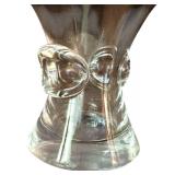 K - Vintage Steuben Glass Bouquet Vase by George Thompson