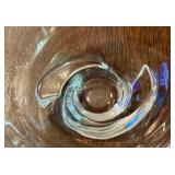 LR - Vintage Steuben Crystal Spiral Bowl