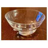 LR - Vintage Steuben Crystal Spiral Bowl