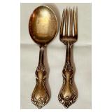 K - Vintage Sterling Silver 4.5" Children