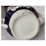 K - Vintage English Porcelain Tea Set with Hand-Painted Floral Designs