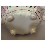 K - Vintage English Porcelain Tea Set with Hand-Painted Floral Designs