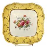 K - Vintage English Porcelain Tea Set with Hand-Painted Floral Designs