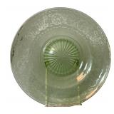 LR - Antique Glassware Collection: Cambridge Rose Candelabra, Chantilly Lace Platter, EAPG Dishes & Creamer