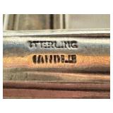 K - Set of 3 Vintage Sterling Silver Handle Serving Utensils Including Meat Fork