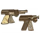K - Lot of 2 Antique Toy Cap Guns - Super-Numatic & Cody Colt Vintage