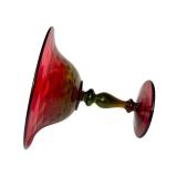 LR - Antique Cambridge Glass Rubina Compote