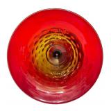 LR - Antique Cambridge Glass Rubina Compote