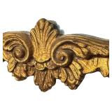 DR - Antique Gilded Wooden Wall Mirror with Ornate Frame