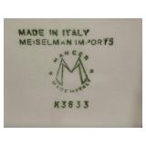 K - Set of 4 Vintage 70s Italian Village Canisters by Meiselman Imports Made in Italy