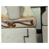 K - Set of 4 Vintage 70s Italian Village Canisters by Meiselman Imports Made in Italy