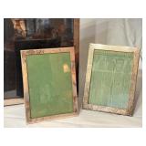LR - Set of 3 Vintage Picture Frames Including Sterling Silver