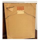 LR - Framed Vintage Etching Print Pierre Auguste Renior "Baigneuse Debout a Mijambes" Portrait