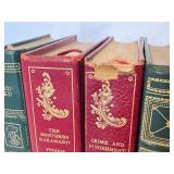 LR - Set of 6 Decorative Classic Literature Books with Leatherette Covers