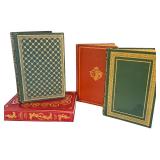 LR - Set of 6 Decorative Classic Literature Books with Leatherette Covers