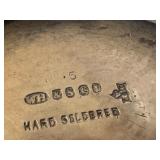 K - Vintage Silver Plated Tableware Collection with 12 Inch Crystal Decanter