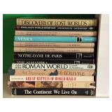 LR - Collection of Art and History Books Featuring World Heritage, Museums, and Historical Sites