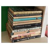 LR - Collection of Art and History Books Featuring World Heritage, Museums, and Historical Sites