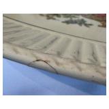 LR - Vintage Belmar Wedgwood Serving Set with Floral Basket Design