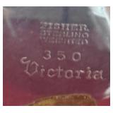 MB - Vintage Fisher Sterling Silver Weighted 5-Arm Candelabra Victoria Pattern