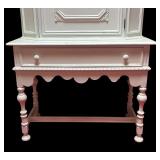 MB - Vintage White Painted Wooden Cabinet