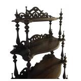 MB - Antique Victorian Wooden Curio Shelf