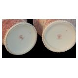 MB - Pair of Vintage Royal Crown Derby Porcelain Vases with Bird Motif