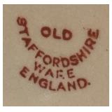 MB - Pair of Vintage Old Staffordshire Ware England Figurines with Cows