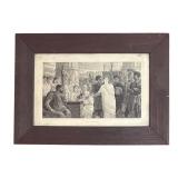 MB - Framed Vintage Print "Diana or Christ" by Edwin Long