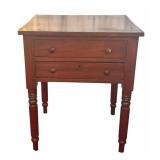 MB - Vintage Wooden Accent Table