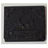 MB - Set of 2 Vintage Photo Case Boxes with Antique Tintype Portraits