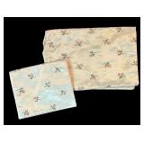 MB - Set of 5 Vintage Satin Beauty Bags Assorted Embroidery Designs