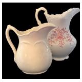 MB - Pair of Vintage La Belle and Knowles Pitchers