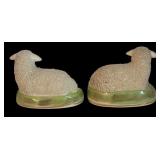 MB - Pair of Vintage Sheep Figurines
