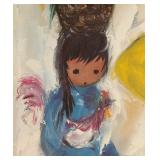 MB - Framed Ted DeGrazia Print "Los Ninos" Print