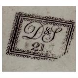 MB  - Victorian Chintz Pitcher with Floral Design