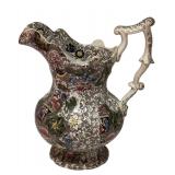 MB  - Victorian Chintz Pitcher with Floral Design