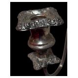 MB - Vintage Silver Plated 5-Arm Candelabra with Ornate Detailing