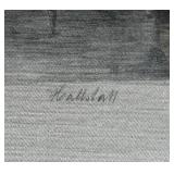 MB - Framed Vintage Hallstatt Etching Print