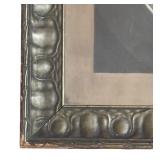 MB - Antique Portrait Print of Young Boy in Ornate Frame